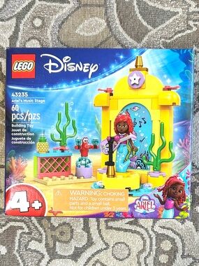 NIB Lego Disney Ariel’s Music Stage #43235 The Little Mermaid Ariel